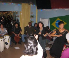 Dance and music workshop at the cabañita in the Museo Afroperuano de Zaña. Dance and music workshop at the cabañita in the Museo Afroperuano de Zaña.